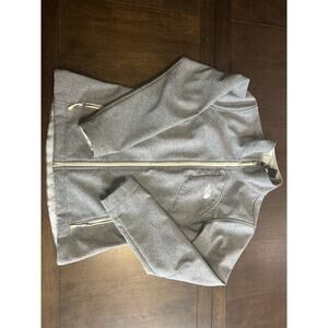 The North Face Womens Medium Gray Softshell Full ZIP Jacket Insulated